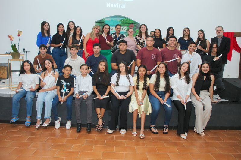 Cerimonial de Entrega dos Certificados dos Alunos da UNETESC Naviraí